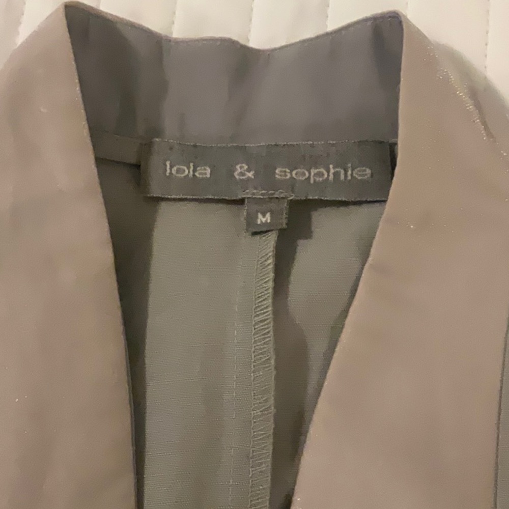 Linen / Mixed Fabric Jacket View 5
